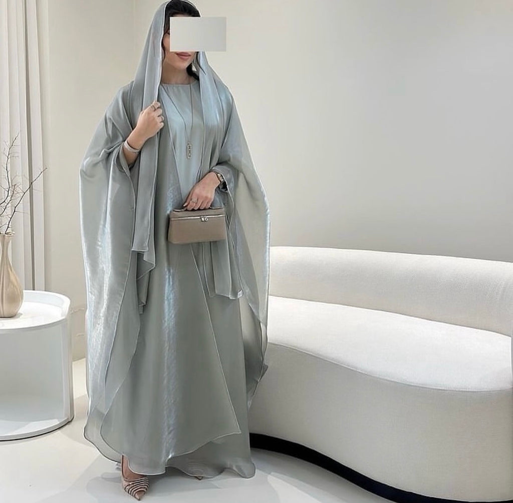 Royale Abaya  | Ice Grey ✨