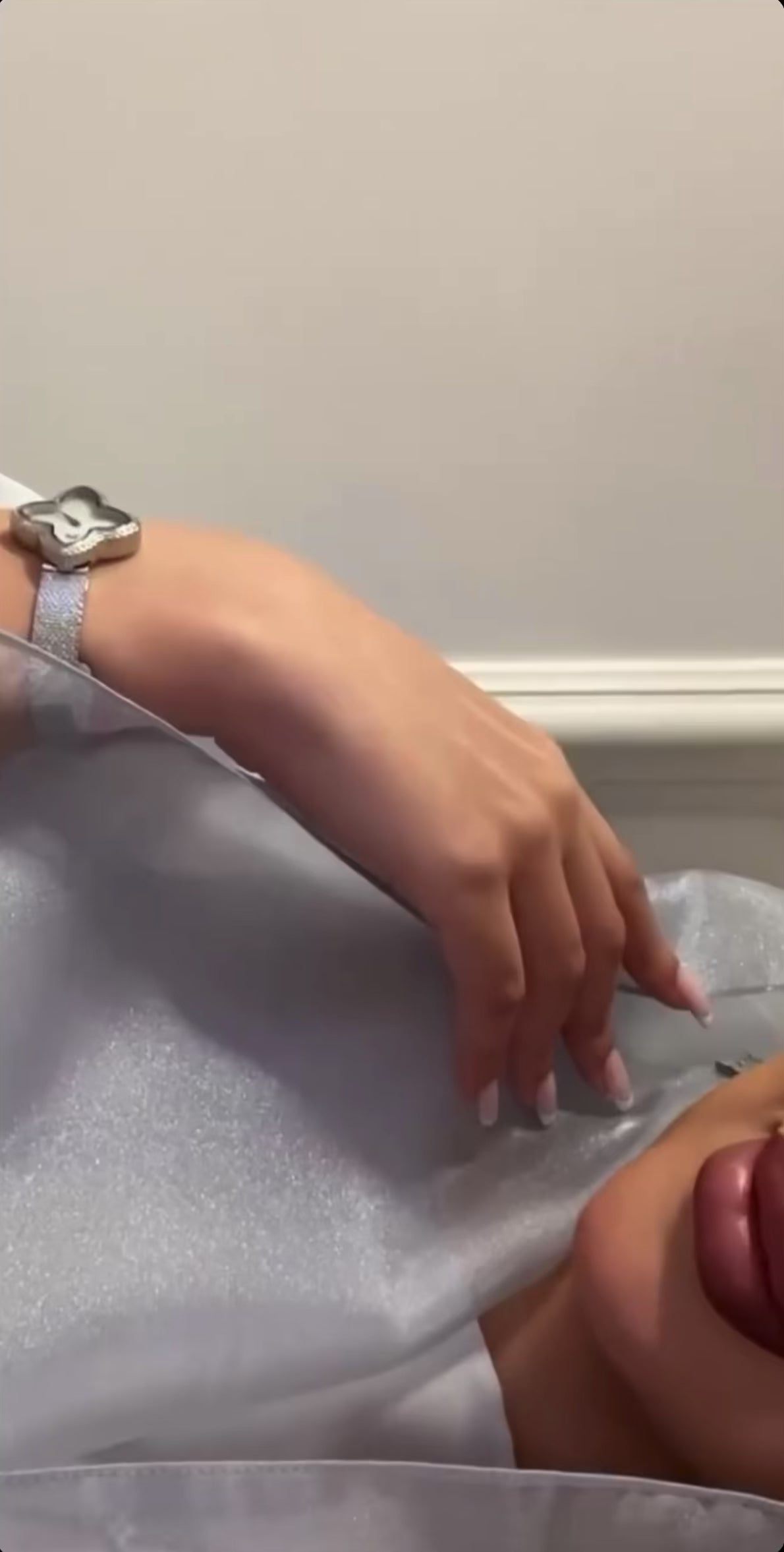 Royale Abaya  | Ice Grey ✨